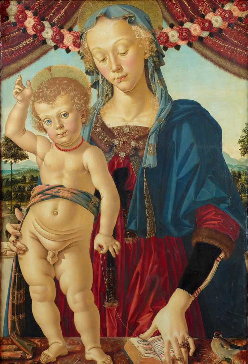 Vergine con Bambino - Pietro Perugino