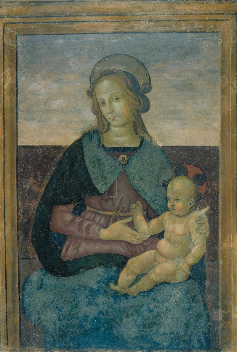 Vergine con Bambino - Pietro Perugino