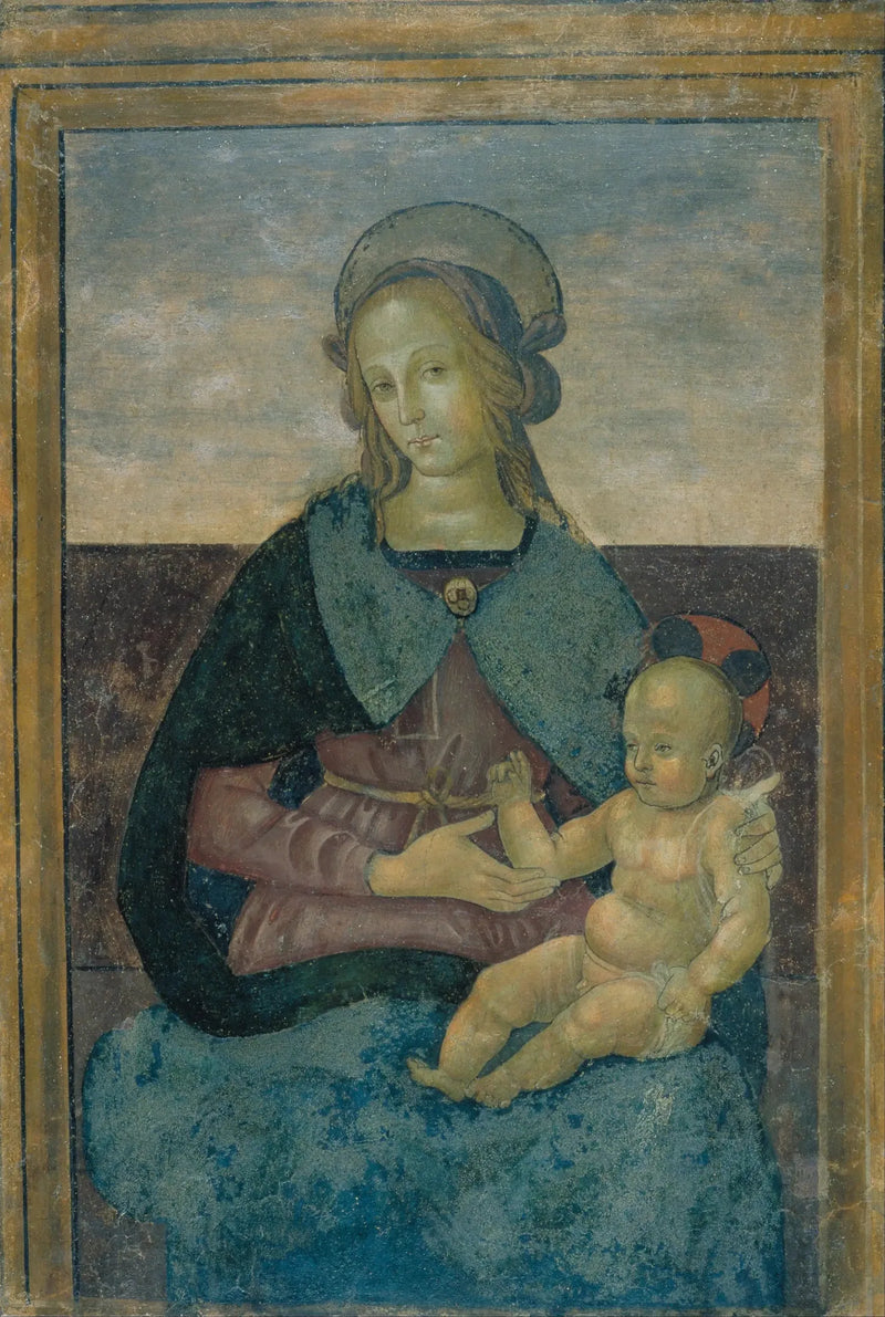 Vergine con Bambino - Pietro Perugino