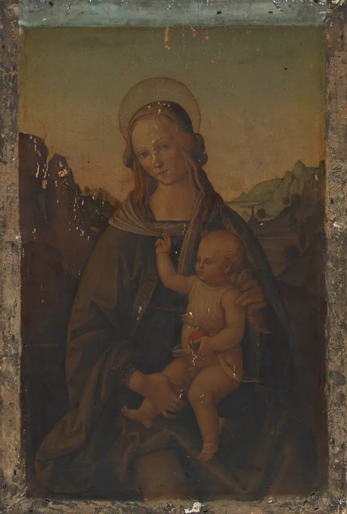 Vergine con Bambino - Pietro Perugino