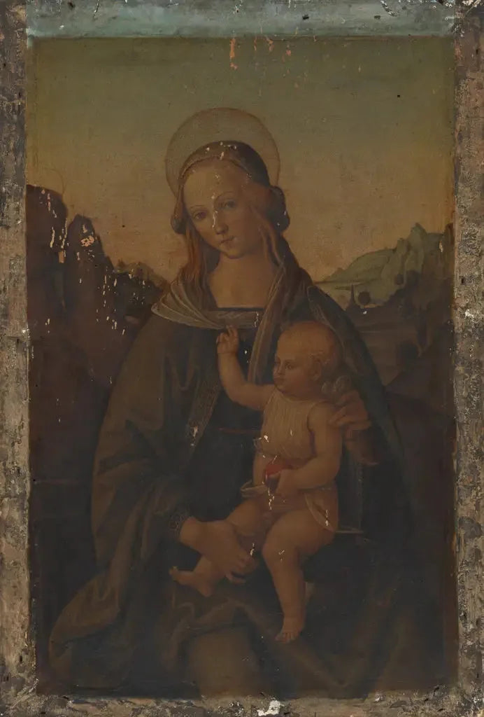 Vergine con Bambino - Pietro Perugino