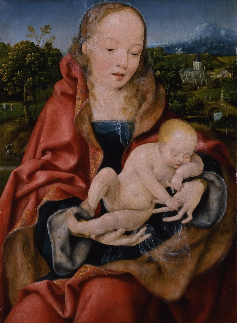Vergine con il Bambino (Praga) - Joos van Cleve