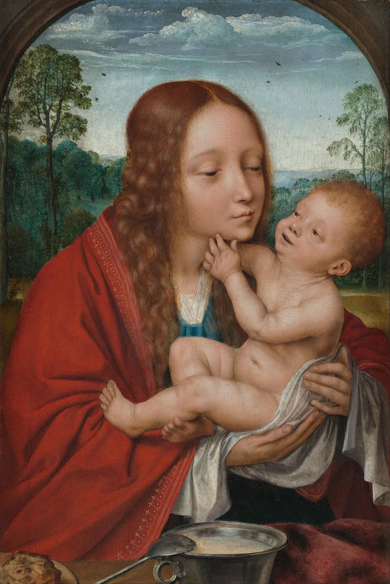 Vergine con Bambino. - Quentin Metsys