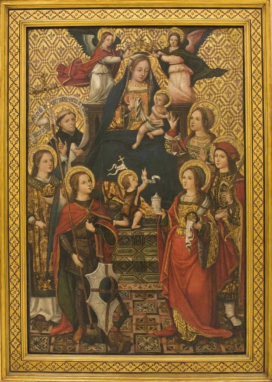 Vergine con Bambino, Santi e Angeli - Vicente Masip