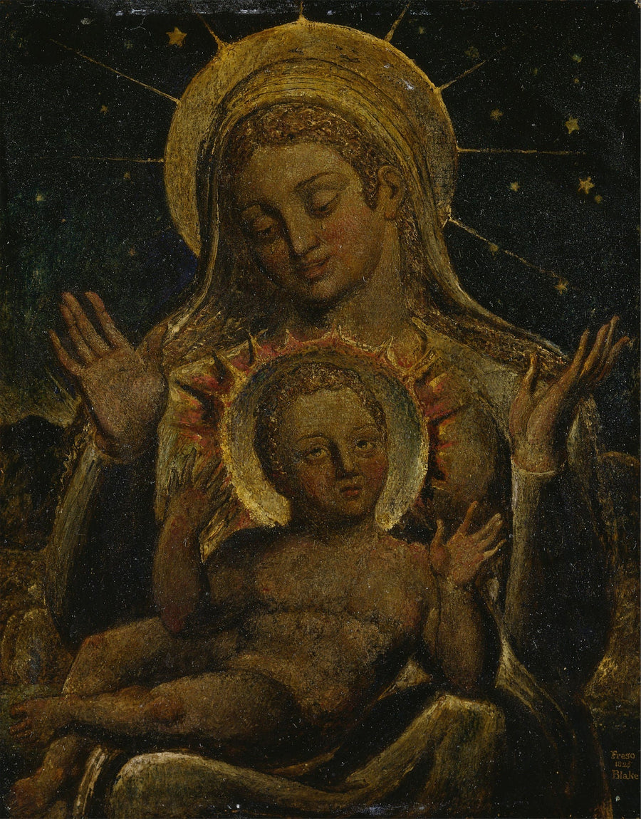 Vergine con Bambino - William Blake