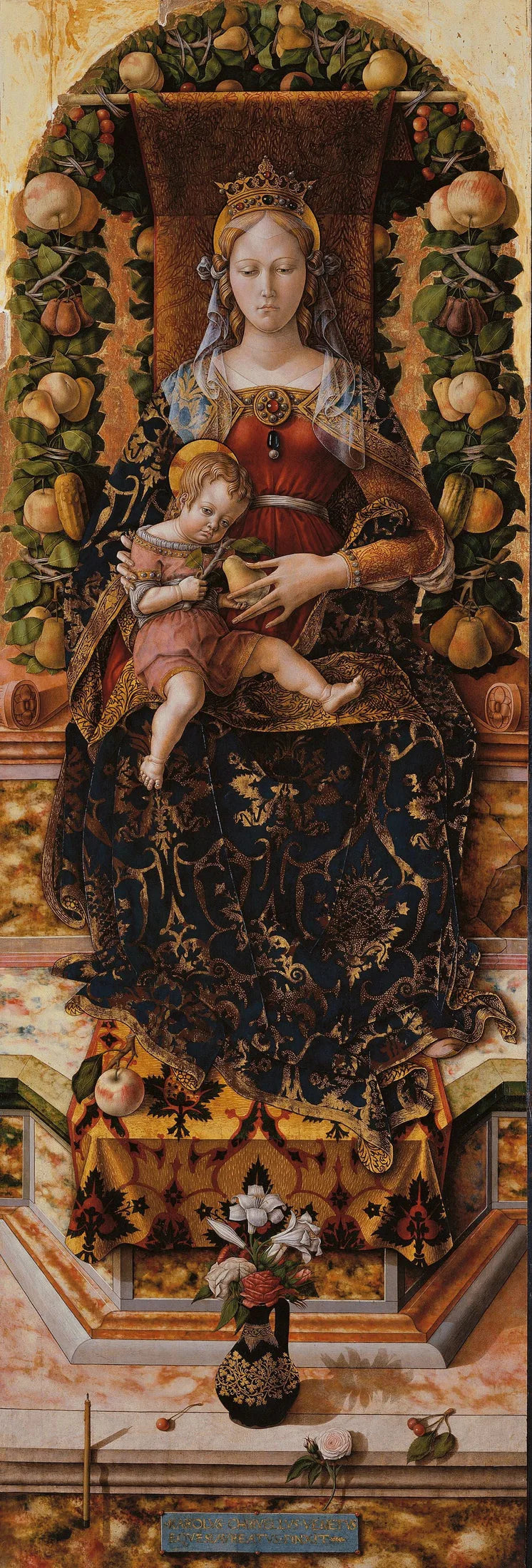 Vergine con candela - Carlo Crivelli