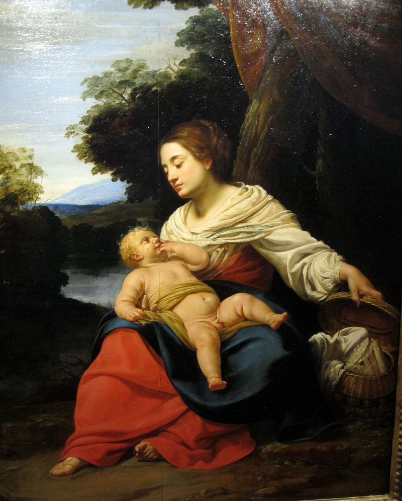 Vergine con la cesta - Simon Vouet