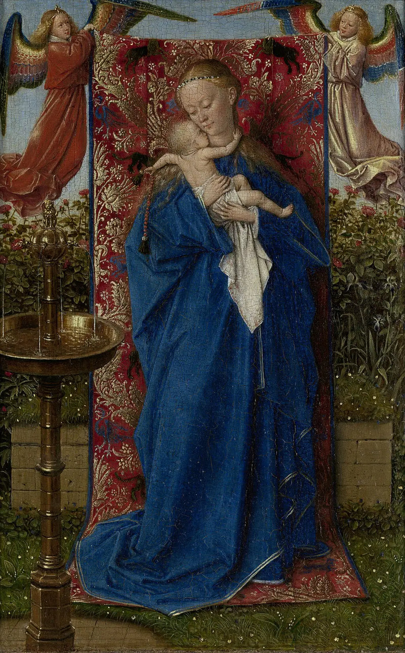 Vergine alla fontana - Jan van Eyck