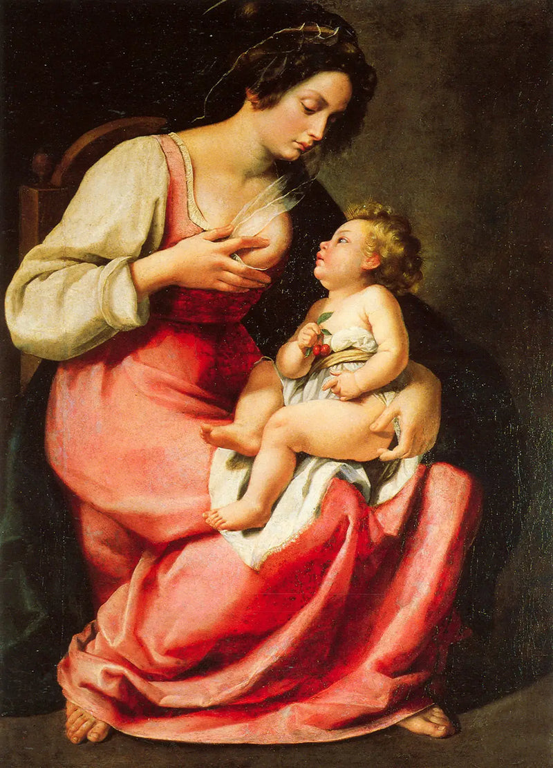 Vergine con Bambino - Artemisia Gentileschi