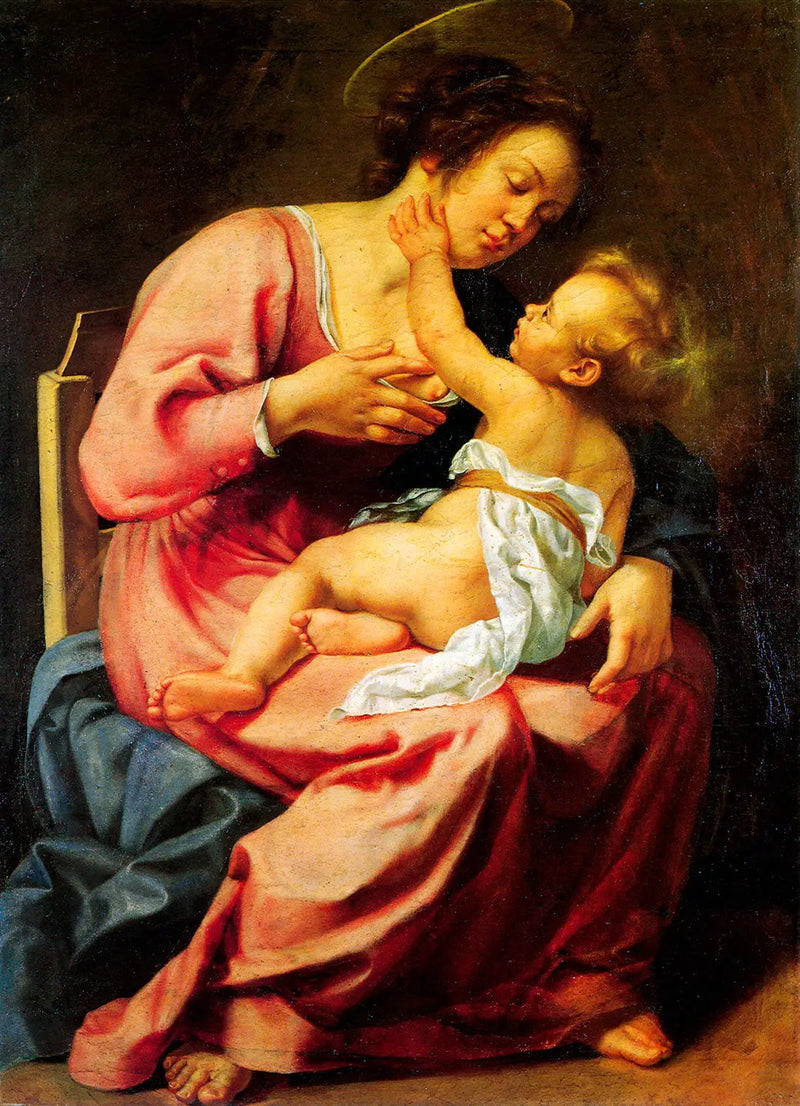 Vergine con Bambino - Artemisia Gentileschi