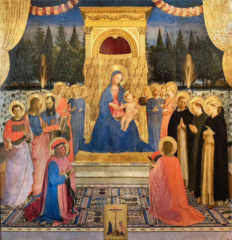 Vergine con il Bambino con santi - Fra Angelico
