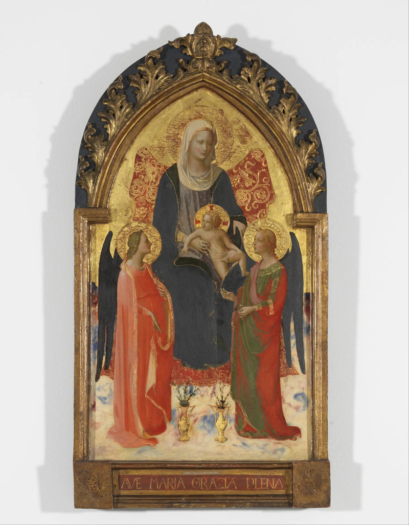 Vergine con Bambino e due angeli - Fra Angelico