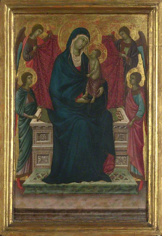 Vergine con Bambino e quattro angeli - Ugolino di Nerio