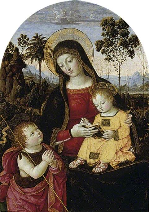 Vergine con il Bambino e san Giovanni Battista - Pinturicchio