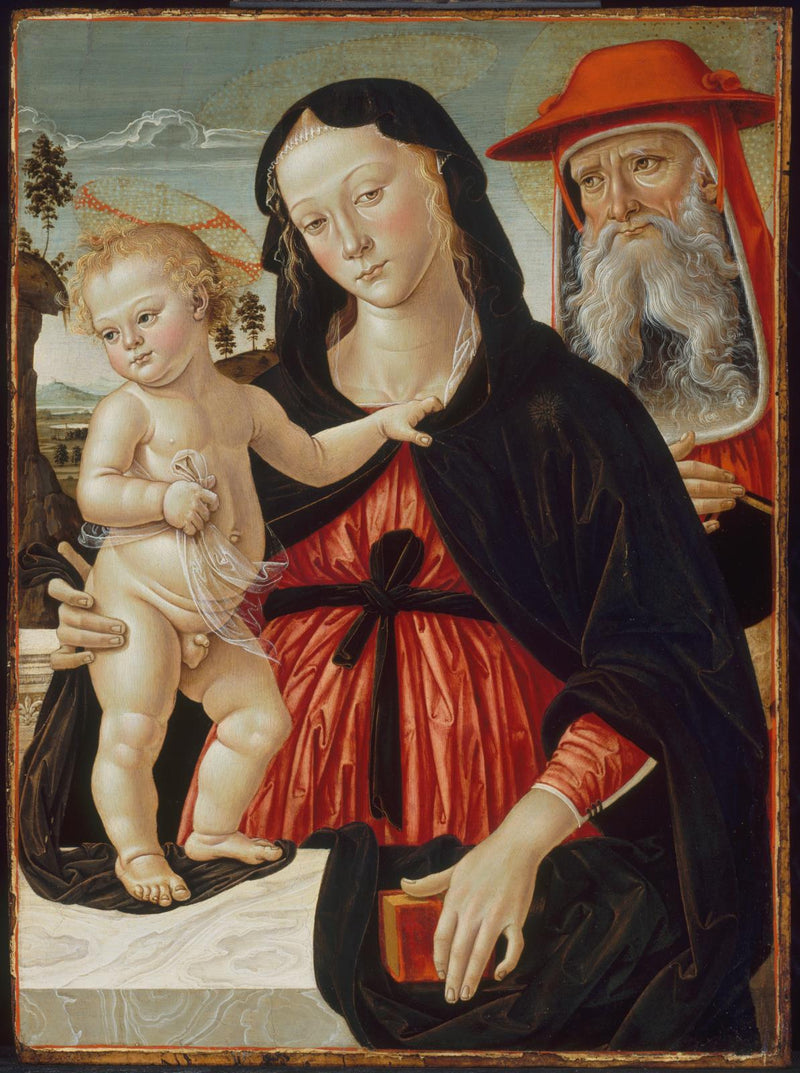 Vergine con il Bambino e san Gerolamo - Pinturicchio