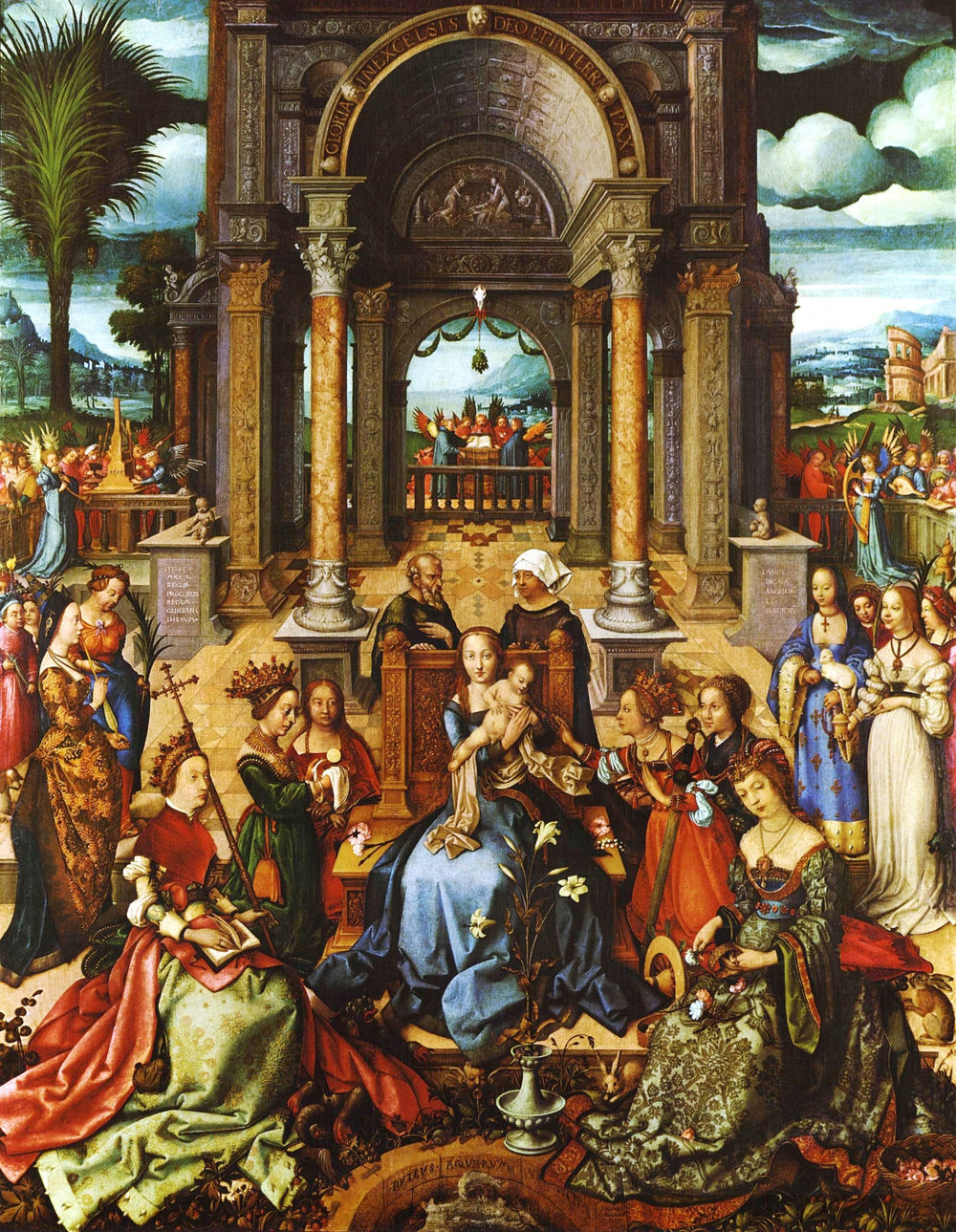 Vierge à l’enfant de Hans Holbein l’Ancien Museu Nacional de Arte Antiga - Hans Holbein the Elder - Alpha Reproduction