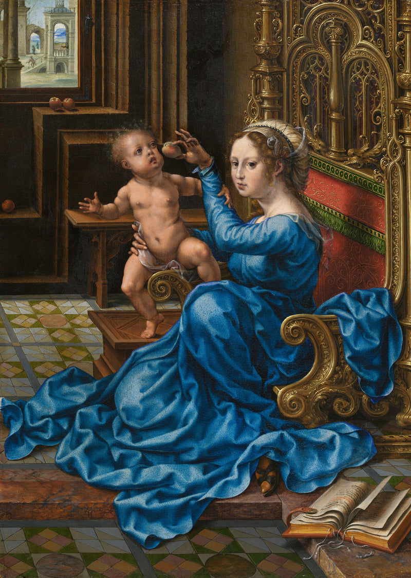 Vergine con Bambino - Jan Gossaert