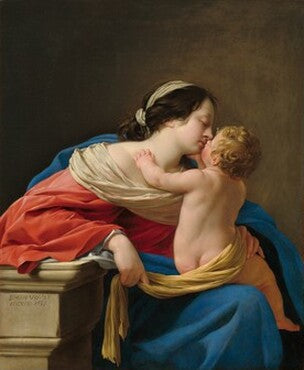 Vergine con Bambino - Simon Vouet