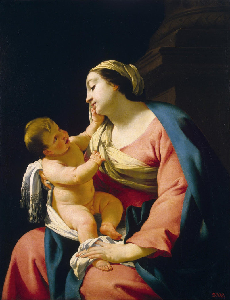 Vergine con Bambino - Simon Vouet