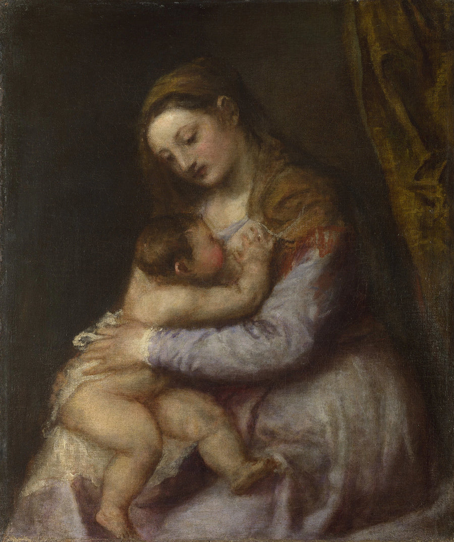 La Vierge allaitant l'Enfant Christ - Titien