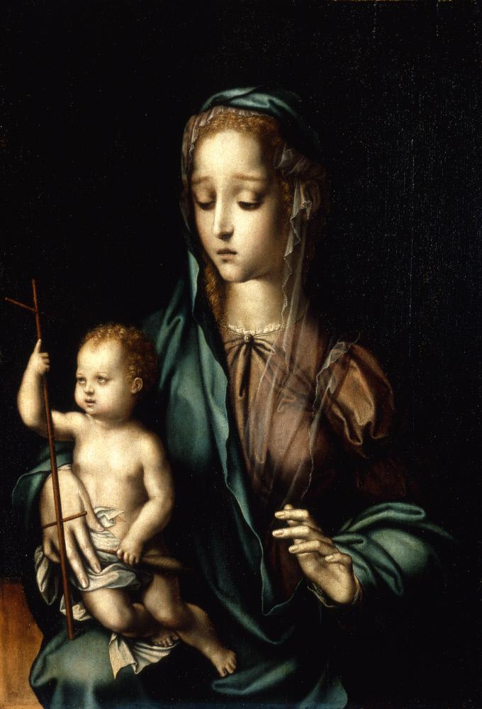 Vergine con il dispensatore di lana - Luis de Morales