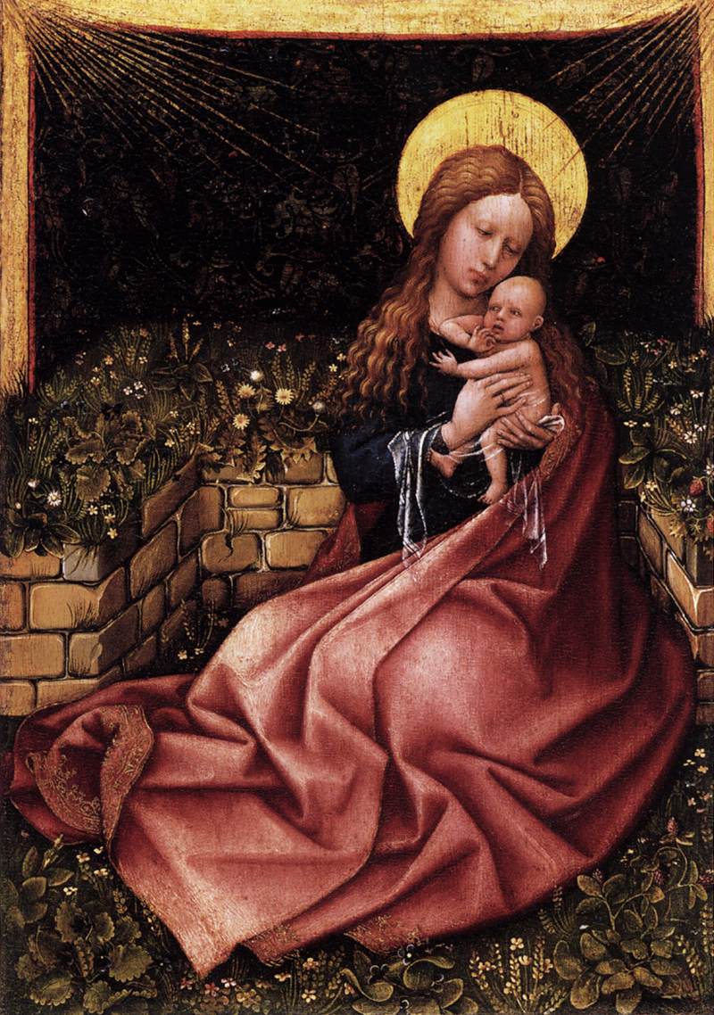 Vergine dell'Umiltà - Robert Campin
