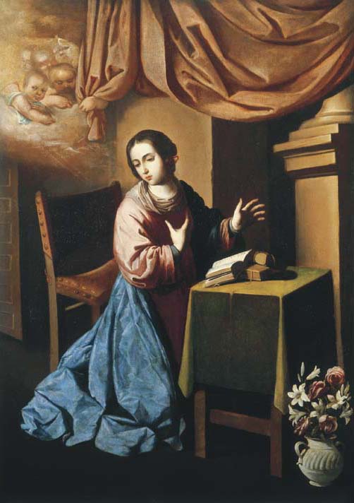 Vergine dell'Annunciazione - Francisco de Zurbarán