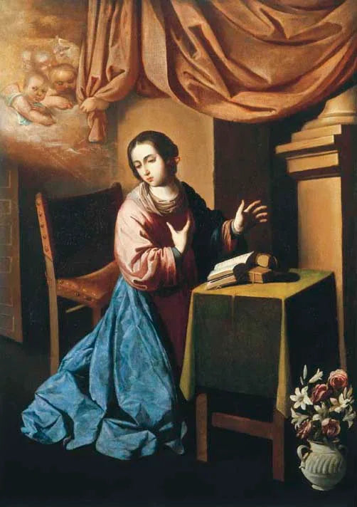 Vergine dell'Annunciazione - Francisco de Zurbarán