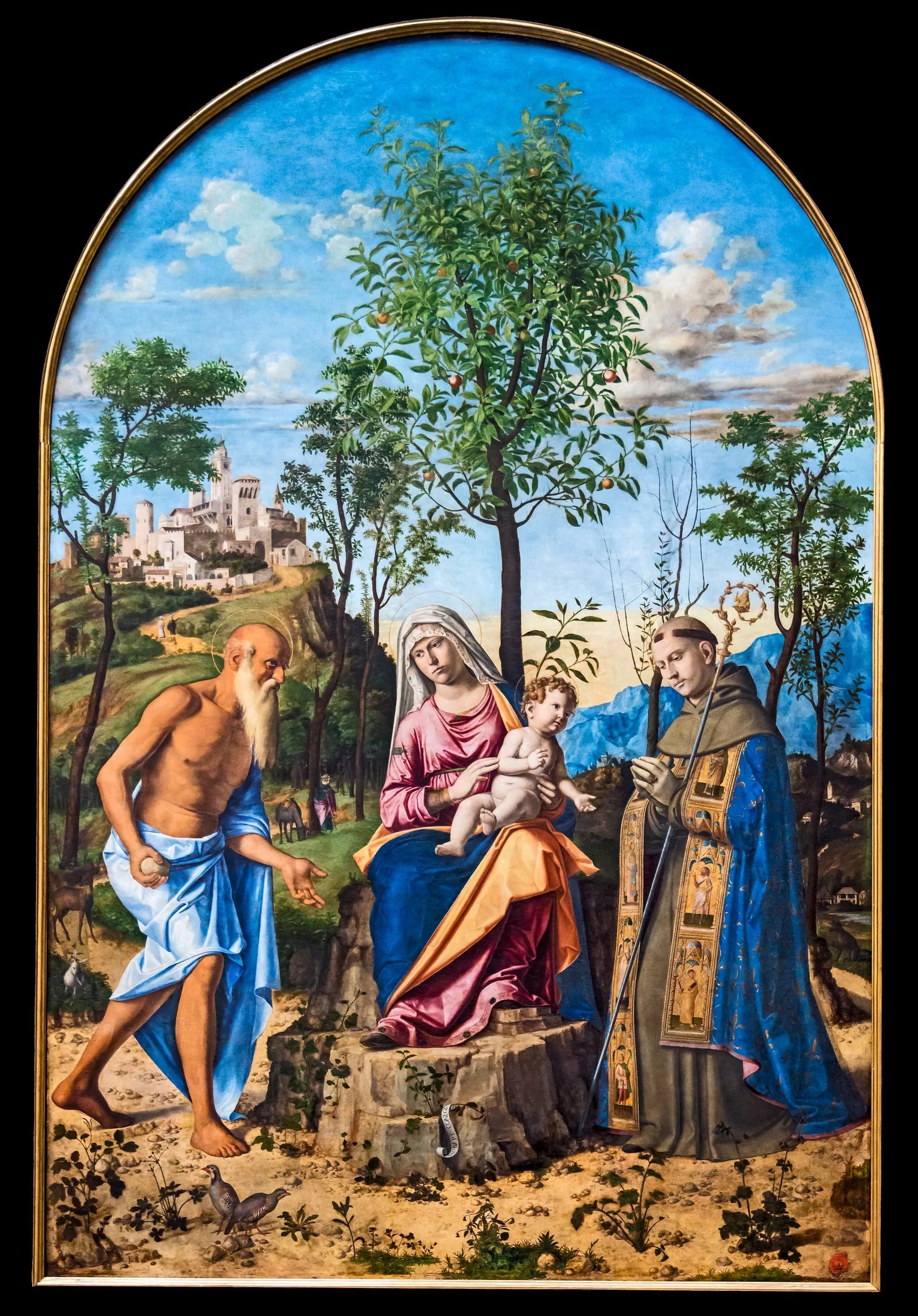 Vierge de l'Oranger - Cima da Conegliano image 1 copie peinte à la main à l’huile