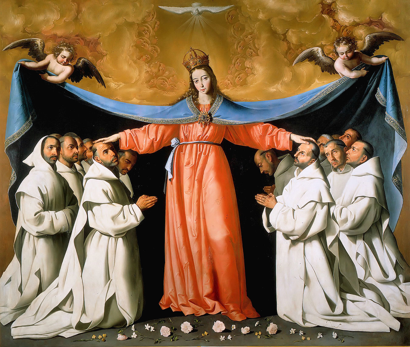 Vierge de las Cuevas - Francisco de Zurbarán image 1 reproduction réalisée par Alpha Reproduction