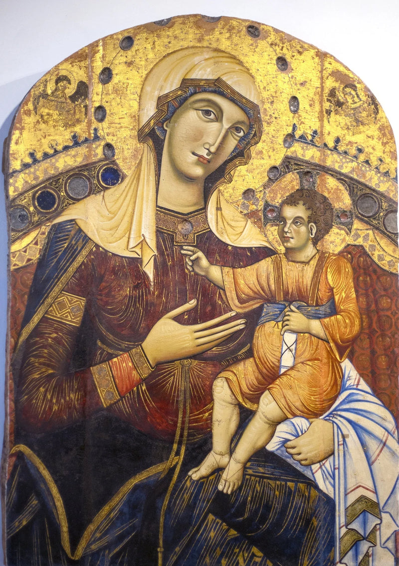 Vergine di san Bernardino - Guido da Siena