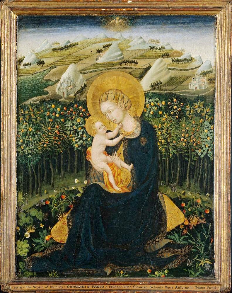 Vergine di umiltà - Giovanni di Paolo