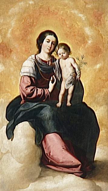 Vergine del Rosario - Francisco de Zurbarán