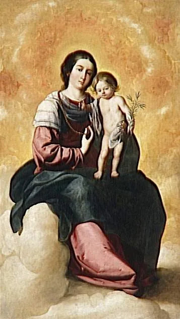 Vergine del Rosario - Francisco de Zurbarán