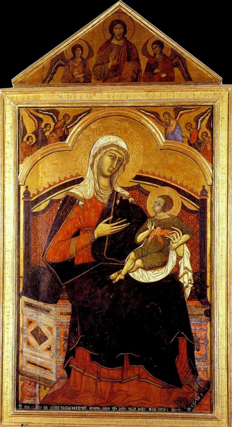 Vergine in maestà di San Domenico - Guido da Siena