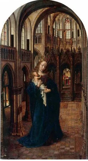 Vergine e Bambino nella Chiesa - Jan Gossaert