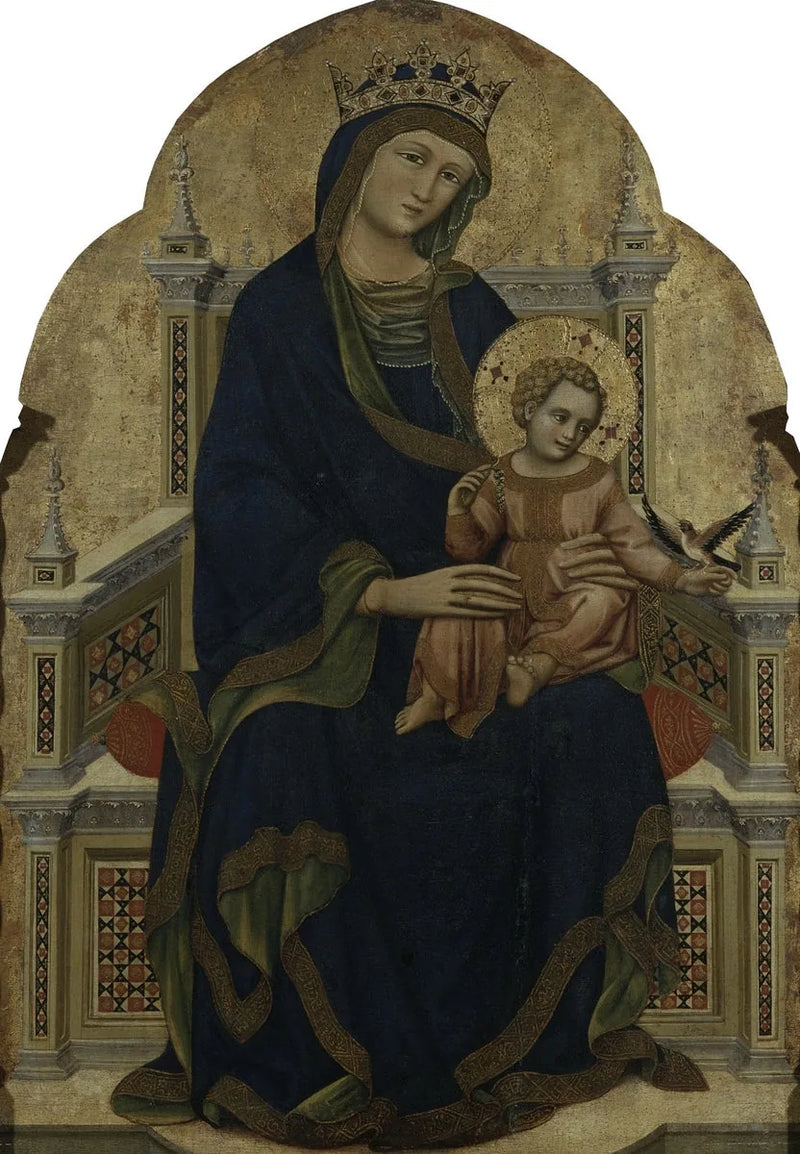 Vergine e Bambino in maestà - Guariento di Arpo