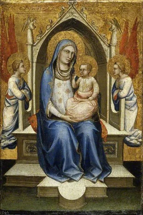 Vergine e Bambino in maestà - Lorenzo Monaco