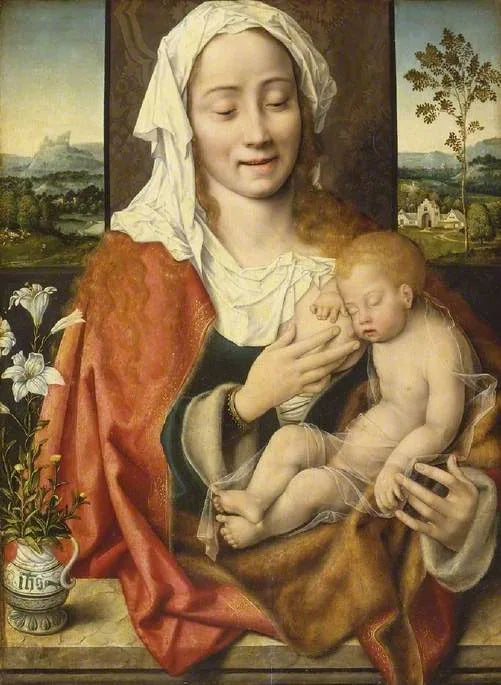 Vergine e Bambino - Joos van Cleve