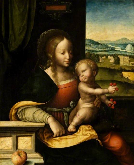 Vergine e Bambino - Joos van Cleve