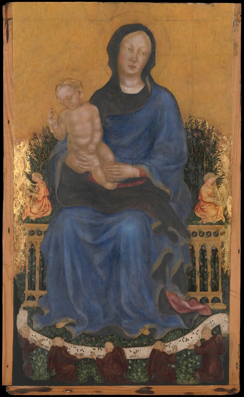 Vergine e Bambino con angeli - Gentile da Fabriano
