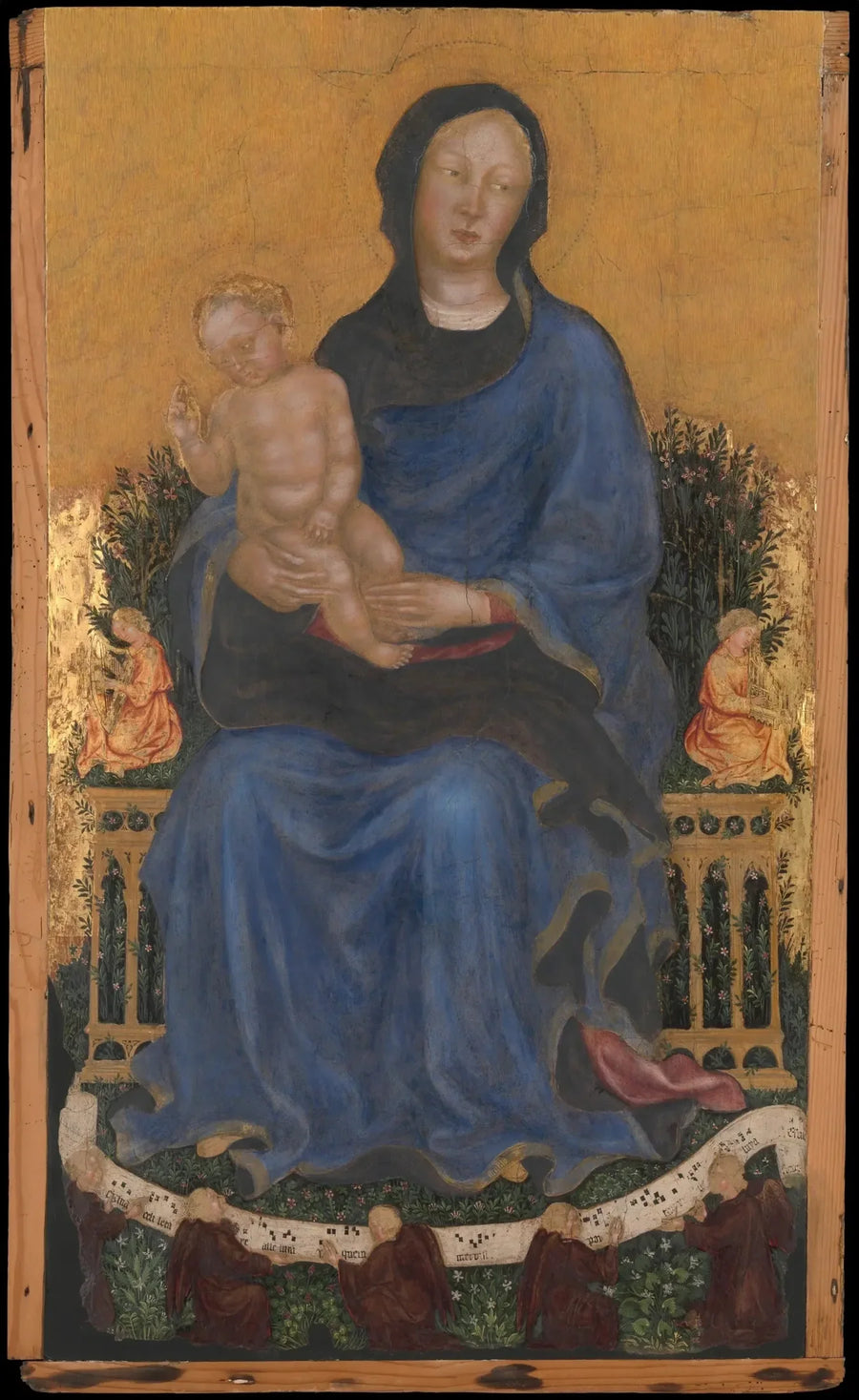 Vergine e Bambino con angeli - Gentile da Fabriano