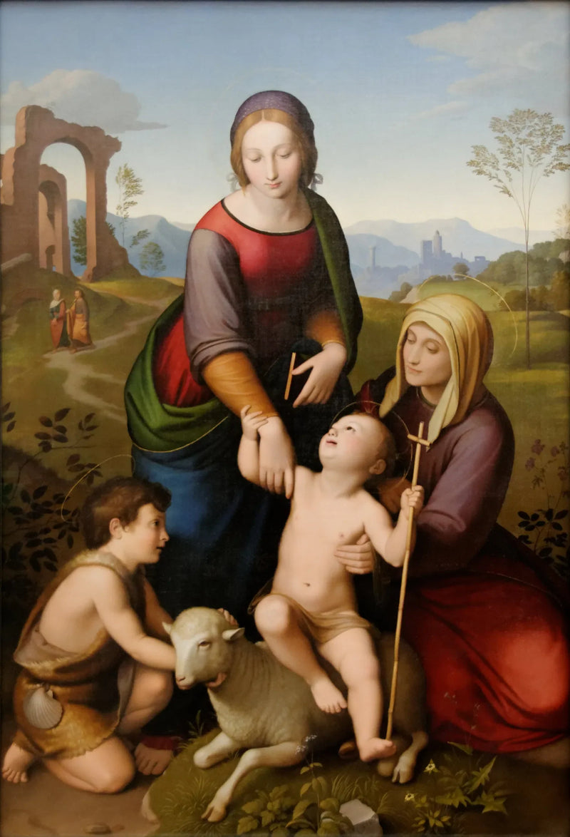 Vergine Maria, Santa Elisabetta, Gesù, Giovanni Battista - Johann Friedrich Overbeck