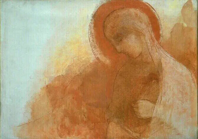 Vergine - Odilon Redon