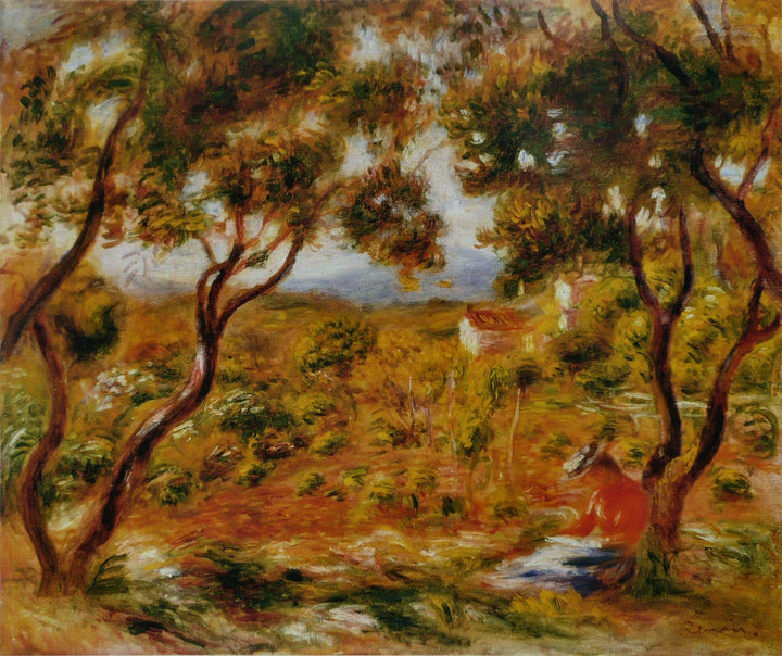 Le Vigne a Cagnes - Pierre-Auguste Renoir