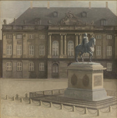 Piazza Amalienborg - Vilhelm Hammershøi
