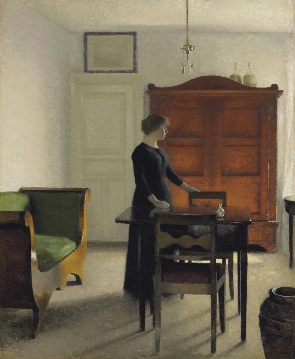 Il Salone, 1897 - Vilhelm Hammershøi