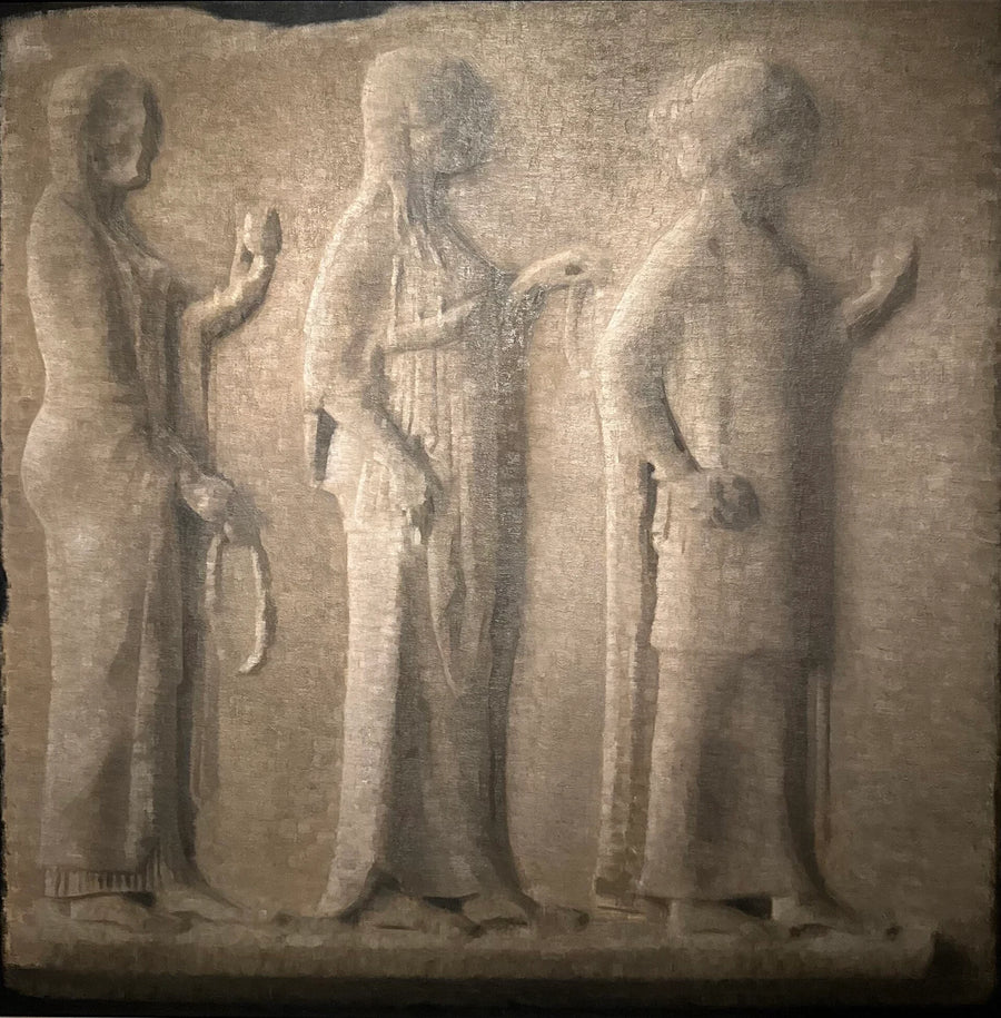 Un relief grec au Louvre - Vilhelm Hammershøi