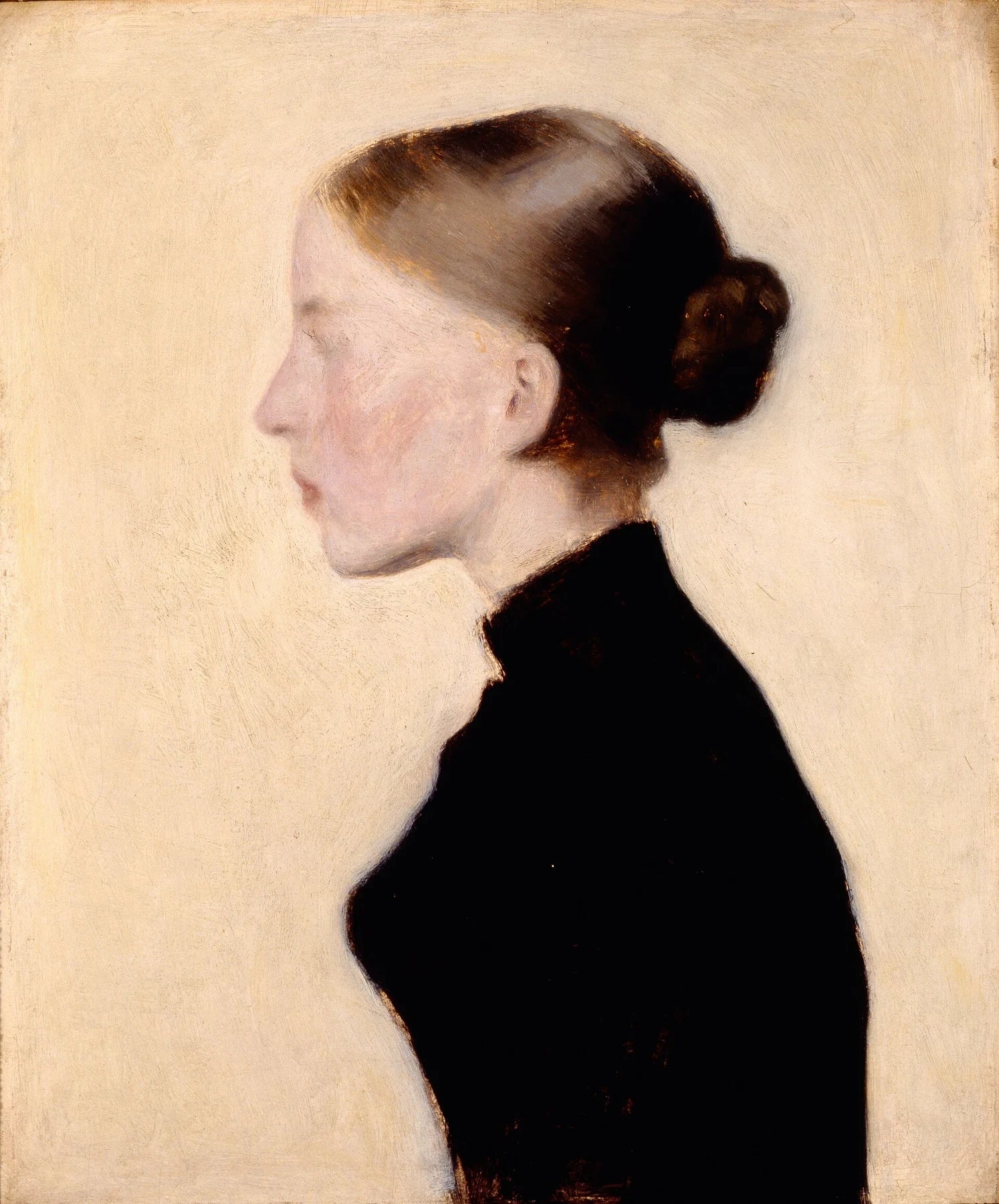 Jeune Fille malade - Vilhelm Hammershøi