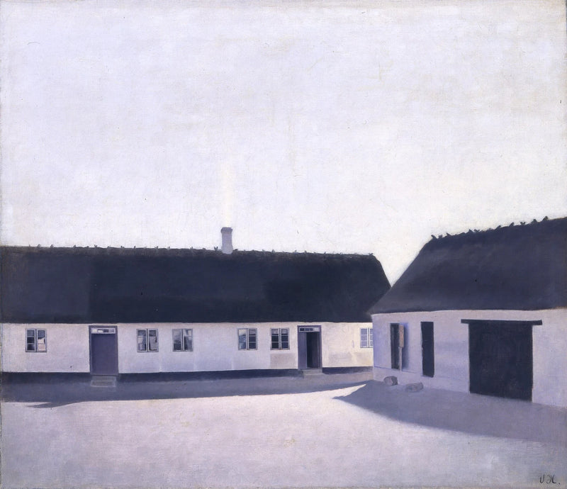 Ferme à Refsnæs - Vilhelm Hammershøi